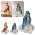 thumbnail image 4 of KRONDO Virgin Mary Rosary Holder,Elegant Our Lady Prayer Rosary Stand,Virgin Mary Jewelry Stand, Rosary Stand, Christian Catholic Gifts for Religious Home Decoration, 4 of 9