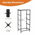thumbnail image 7 of GVN Dresser, Chest of Drawers,4 Drawers Dresser, Chest of Drawers with Metal Frame and Wood Top, Gray, 7 of 7