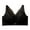 Black, variant on Full Figure Bras Women Padded Bra Feature V-Neck Nursing Bra Style W-1296 Black XL