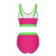 thumbnail image 5 of Traje de baño tankini de cintura alta para mujer, traje de baño de dos piezas con bloques de color, traje de baño de dos piezas para mujer, trajes de baño tankini para mujer, traje de baño de 2 piezas, 5 of 8