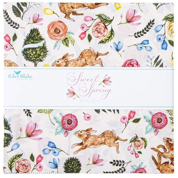 Riley Blake - Sweet Spring 10" Stacker by Hester & Cook 42 pcs
