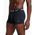thumbnail image 3 of Men's Nike 3-Pack Dri-FIT Essential Microfiber Trunks Color: Black Size: L, 3 of 4