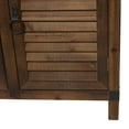 thumbnail image 6 of DecMode Rustic Wood Cabinet with Warm Brown/Mocha Finish, 32"W x 35"H, 6 of 15