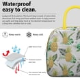 thumbnail image 3 of Lunch Bag Lunch Box for Women Reusable Insulated Lunch Bags,Water-Resistant Pineapple Pattern Cooler Lunch Tote Bag, Large Capacity for Work Travel Picnic, 3 of 6