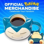 Silver Buffalo Pokemon Snorlax Face Ceramic 3D Sculpted Mug, 20 Ounces