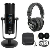 M-Audio UBER MIC Recording Podcasting Gaming Streaming USB Microphone+Headphones