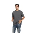 thumbnail image 2 of Zfeel Premium Heavyweight T-Shirt 100% Cotton Short Sleeve Crewneck Plain Tee Shirts Unisex (Greige, M), 2 of 8