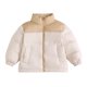 thumbnail image 5 of Parkas de manga larga para otoño e invierno para niños, de color liso, con cuello alto, de manga larga, gruesas y cálidas, bonitas y casuales, acolchadas con pan para niños y niñas, parte superior de, 5 of 7