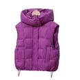 thumbnail image 3 of Esaierr Kids Baby Down Puffer Vest Jacket for Boys Girls Fall Winter Sleeveless Warm Coats Jacket Hooded Warm Standing Collar Waistcoat 3-10 Years, 3 of 7