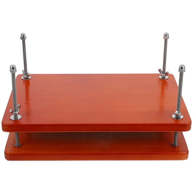 Wooden Bookbinding Press Machine - Wooden Book Press Binding Press Bookbinding Stable Book Binding Tool For Book Repair Art Projects Flower Pressing