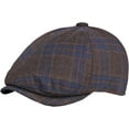 thumbnail image 5 of CoCopeaunts Beret Hats for Men 6 Panels Octagonal Newsboy Cap Retro Plaid Artist Painter Beret Hat Ivy Cap Autumn Winter Hat, 5 of 7