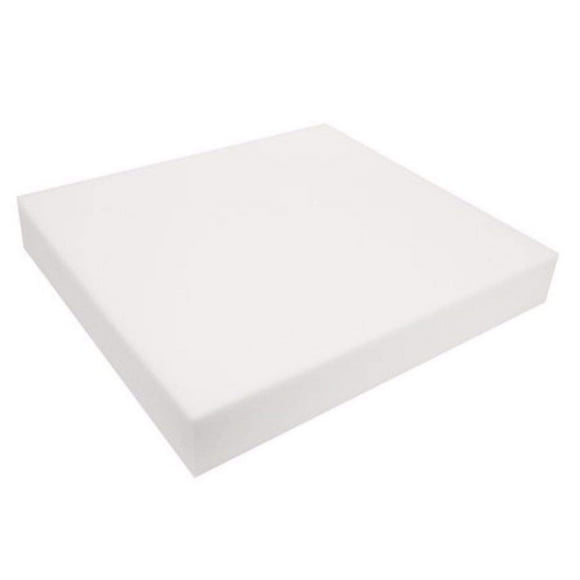FoamRush 9" x 18" x 18" High Density Upholstery Foam Cushion (Chair Cushion Square Foam for Dining Chairs, Wheelchair Seat Cushion Replacement)