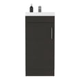 thumbnail image 3 of Sevilla Bathroom Vanity, Single Door Cabinet, Black, 3 of 5