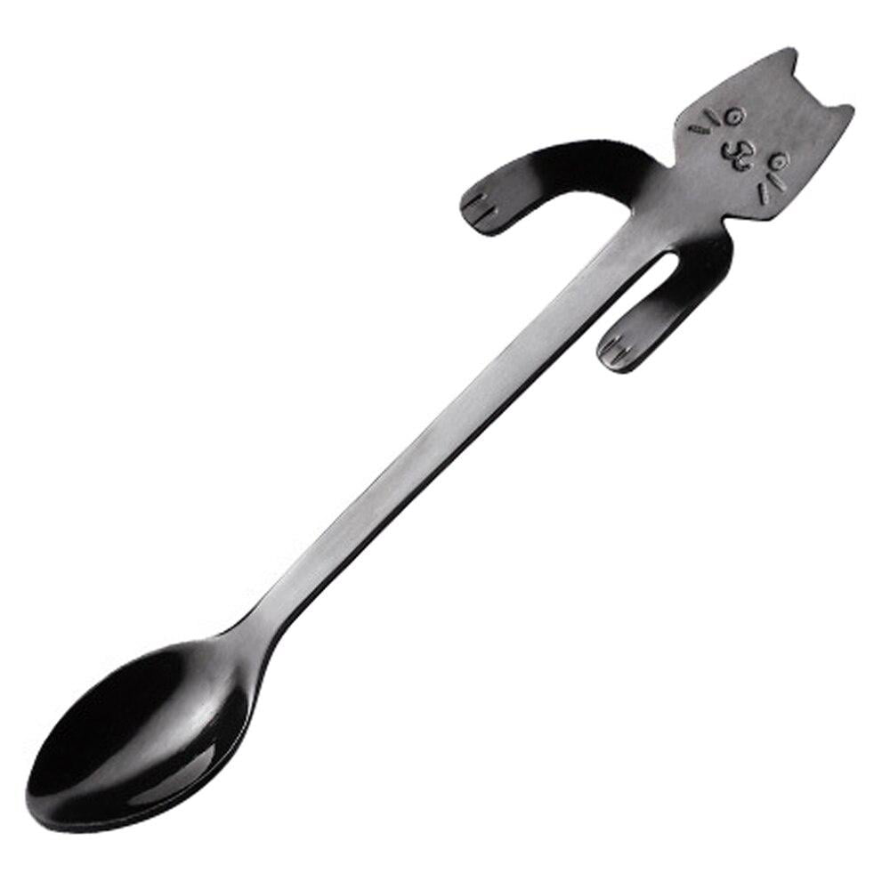 Stainless Steel Tea Spoons Cartoon Coffee Spoon Tableware Dessert Teaspoon Acces 