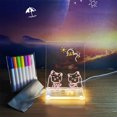 thumbnail image 5 of YgkuHd Led Luminous Notepad Rewritable Message Board With LED Lights USB Power Night Light Whiteboard Childrens Gifts Valentines Day Gifts 35ml, 5 of 6