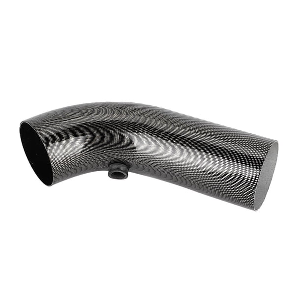 Accesorio de tubo de entrada de aire frío de acero con apariencia de fibra de carbono de entrada Universal para coche de 75mm