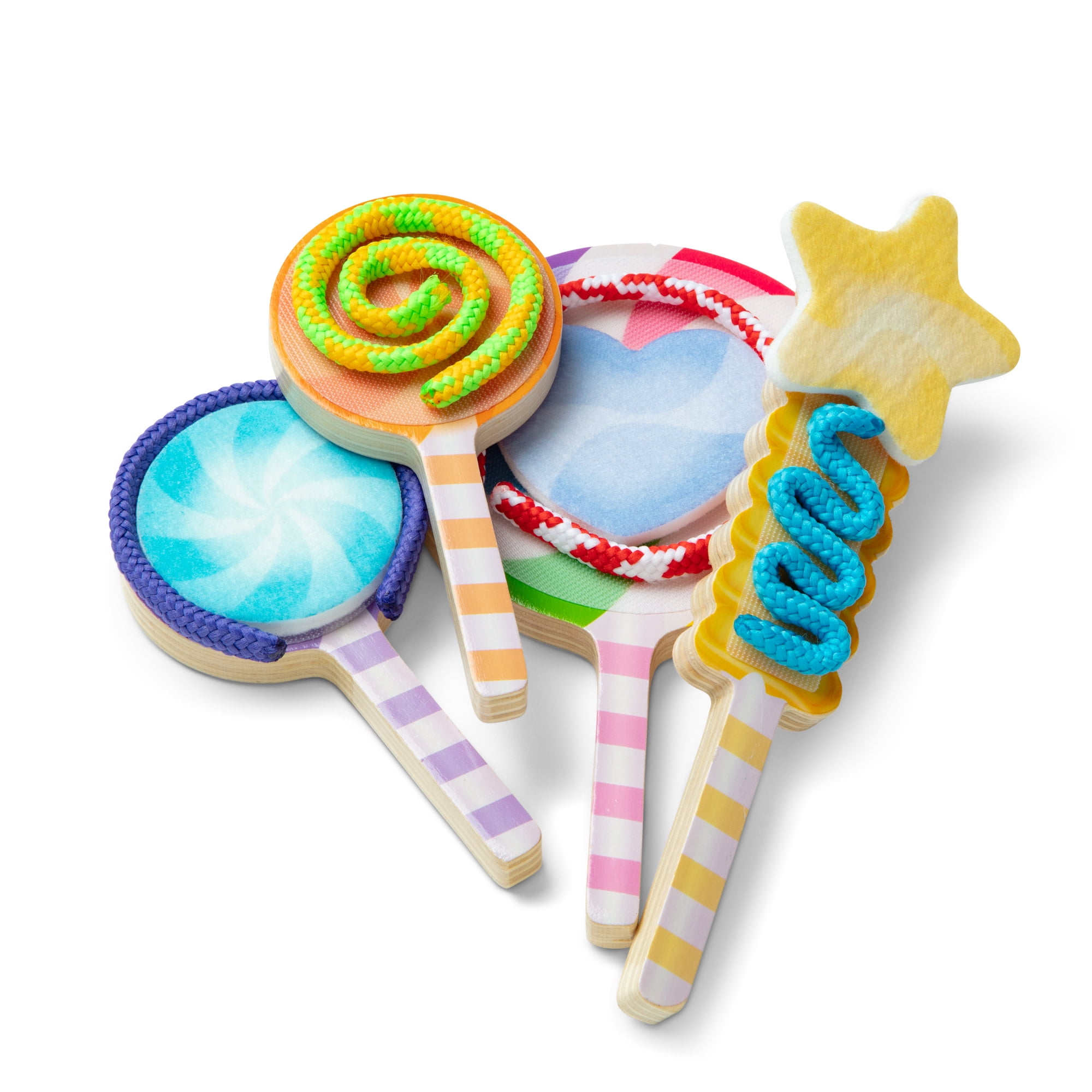 Melissa & Doug Wooden Lollipop Play Set for Preschool Girls and Boys 3+ - FSC Certified