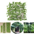 thumbnail image 2 of Langgg Clôture de Jardin Rétractable Écran d'Intimité Extérieur Feuilles de Patate Douce, 2 of 9