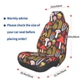 thumbnail image 3 of Fotbe Mushrooms And Leaves Funda para Asiento de Auto con Estampado – Impermeable y Antisudor – Ajuste Universal, Lavable a Máquina, Antideslizante (1 Pieza), 3 of 5