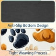 thumbnail image 4 of Dog Paw Print Gaming Mousepad Square, 8.3x9.8 Inch Non-Slip Rubber Bottom Printed Mouse Mat for Office and Gaming, 4 of 6