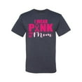 thumbnail image 2 of I Wear Pink for My Mom Survivor Awareness Men's Graphic T-Shirt, Vintage Heather Navy, Medium, 2 of 3