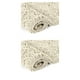thumbnail image 2 of Advancent Alfombrilla de textura para pies para una absorción rápida y fuerte, alfombrilla de fibra lavable a máquina, Chenille, blanco Blanco lechoso 17*24 pulgadas 2Conjunto, 2 of 6