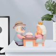 thumbnail image 4 of Figuras de parejas antiguas estatua jardín Zulema Micro paisaje ornamento para jardín Figura pareja en miniatura, 4 of 8