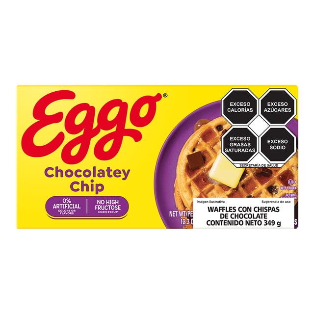 Waffle Kellogg's Eggo Mini Chocolate 349g