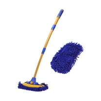 Car Cleaning Brush Kit Car Wash Mop Wash Brush for Cars Auto RV Truck Blue Yellow 1pc