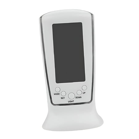 DESIGNICE Digital Battery Operated Blue Backlight with Snooze for Bedroom