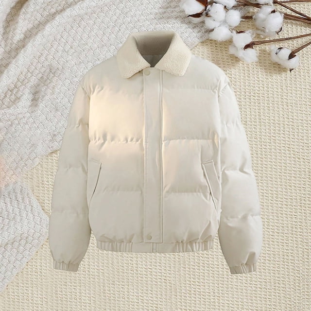 Ceisia Men's fashion casual sports solid color warm zipper jacket Gift long sleeve outerwear