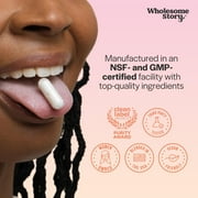 Wholesome Story Myo-Inositol & D-Chiro Inositol Capsules Hormone Balance & Fertility Support, 120 Ct