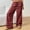 Red, variant on ZZwxWA Womens Lounge Pants Y2k Plaid Print Drawstring Wide Leg Pants with Pockets Ladies Elastic Waist Casual Trousers