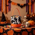 thumbnail image 4 of Halloween Basket for Kids Handheld Pumpkin Storage Candy Basket 8.6x9.0in for Trick or Treat Party Home Decor by OVFUIZ, 4 of 6