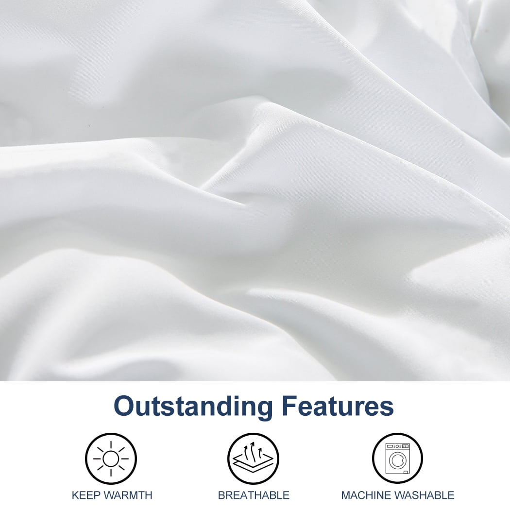 Accuratex Bedding Duvet insert - Fluffy Down Alternative comforter,400gsm Winter Duvet Insert-Queen