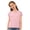 Pink, variant on Fozruso Girls V-Neck Tshirts Summer Short Sleeved T Shirt Cute Casual Tess For Kids,11-12 Years,Pink