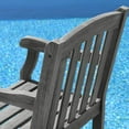 thumbnail image 3 of DVG Renaissance Outdoor Dining Chair - Acacia Wood - Has Arms - Gray, 3 of 4