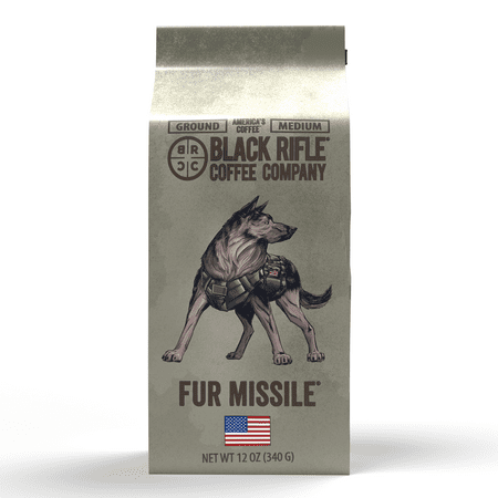 Black Rifle Coffee Company Fur Missile  Medium Roast  Ground Coffee  12 oz