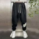 thumbnail image 2 of Pantalones de chándal para hombre, pantalones cargo para hombre, otoño, marrón, con estilo, moda de diseñador más barata, estilo coreano informal, sueltos, Y2k, 2 of 4