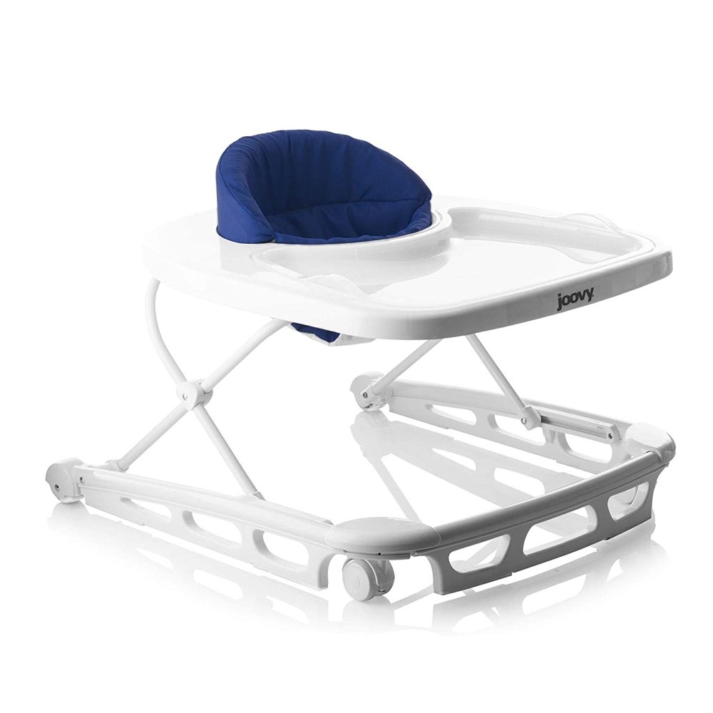 Joovy Spoon Walker, Adjustable Baby Walker, Activity Center, Blueberry