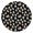 Black Cartoon Skull, variant on Black Celestial Cloud Pattern Round Fitted Tablecloth with Elastic Edge,Dining Table Cover Waterproof,Outdoor Round Tablecloth for Camping,Dining,Indoor and Outdoor