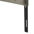 thumbnail image 5 of Glamorous Headboard In Smooth Grey Velvet For Queen & Full Sized With Button Tufting Accents Charming Charisma, 5 of 6