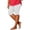 White1, variant on LIaqionyy Women's Long Biker Shorts Mid Stretch Leggings High Waisted Plus Size Running Workout Gym Short Pants