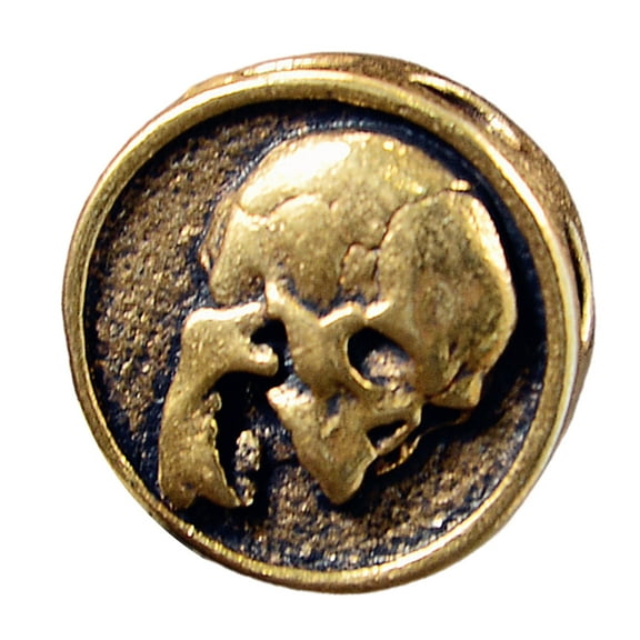 Unique Artistic Skull Metal Beads Pendant for Paracord and Enthusiasts Jewelry Making Paracord Bead