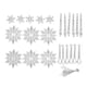 thumbnail image 3 of Toystoory 24 Pieces Christmas Snowflake Pendant Hanging Small DIY Hole Acrylic Decorating Gift Ornament Supplies Icicles Artesanía, 3 of 6