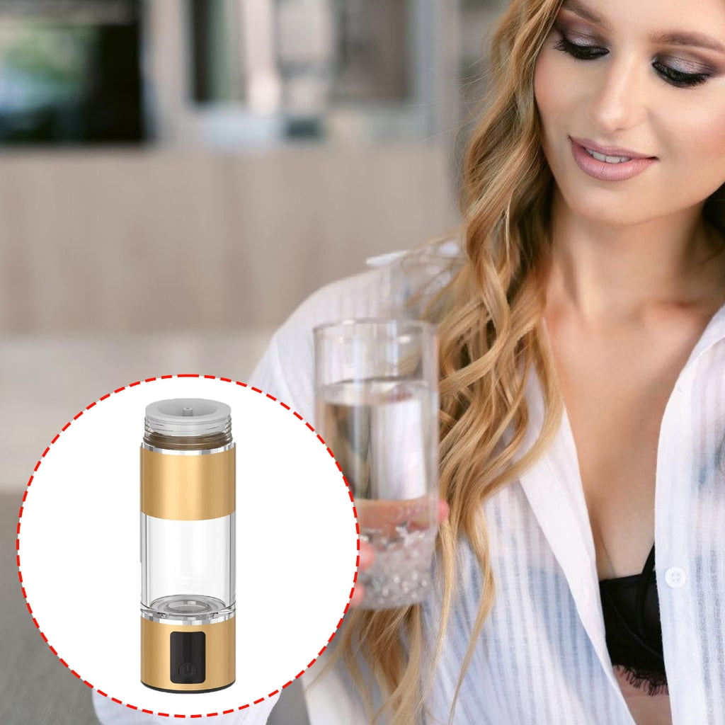 Fashion 200ml Water Cup USB Electric Hydrogens Rich Water Generator Bottle Glass Texture Perfect for Various Environment