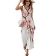 thumbnail image 2 of Cherry Blossom Pink (4) Dress Summer Street Style Bohemia Long Dresses Female Sleeveless Printed Maxi Dress, 2 of 9