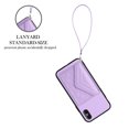thumbnail image 2 of for iPhone XS Max Wallet Case with Card Holder, Elegant Durable PU Leather Protective Magnetic Closure Flip Phone Cover Kickstand RFID Blocking for Women Girls for iPhone XS Max, Purple, 2 of 9