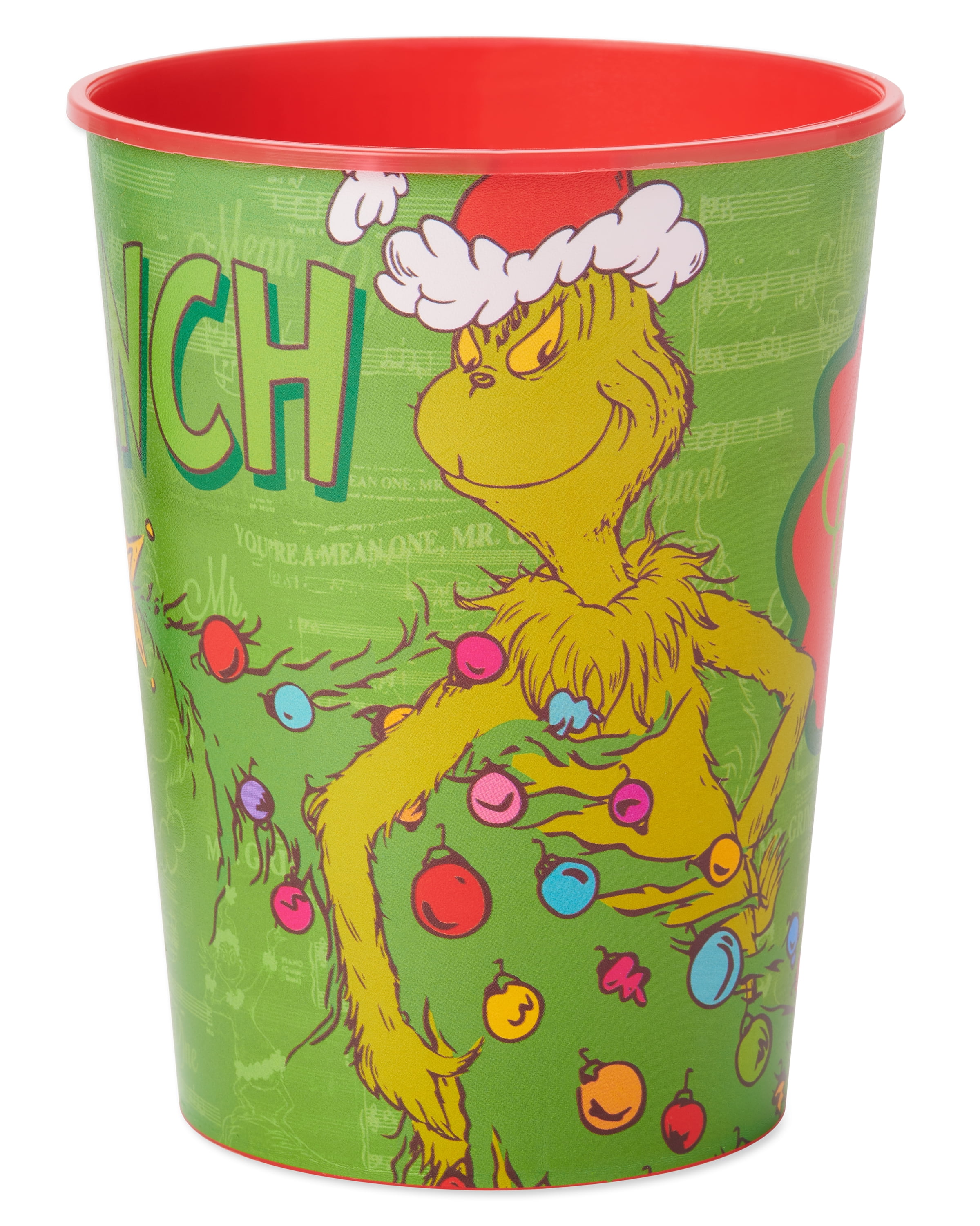 American Greetings Grinch Christmas 16 Oz Plastic Party Cup 8 Count Walmart Com