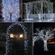 thumbnail image 2 of Cadena de luces solares NQ 100 luces LED impermeables 10 m 8 modos para jardín patio árbol de Navidad, 2 of 4